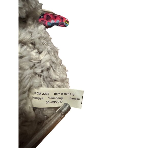 FAO Schwarz Bears With A Cause Gray Plush Teddy Bear With Plaid Bowtie 2017 - Picture 6 of 9